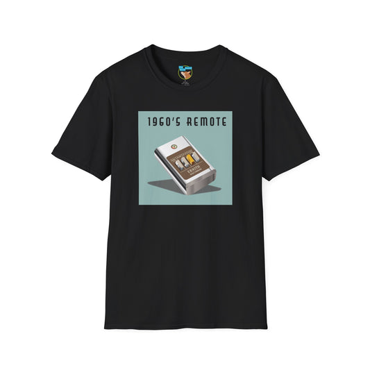 1960s Remote Vintage TV Remote T-Shirt — Retro Electronics Tee