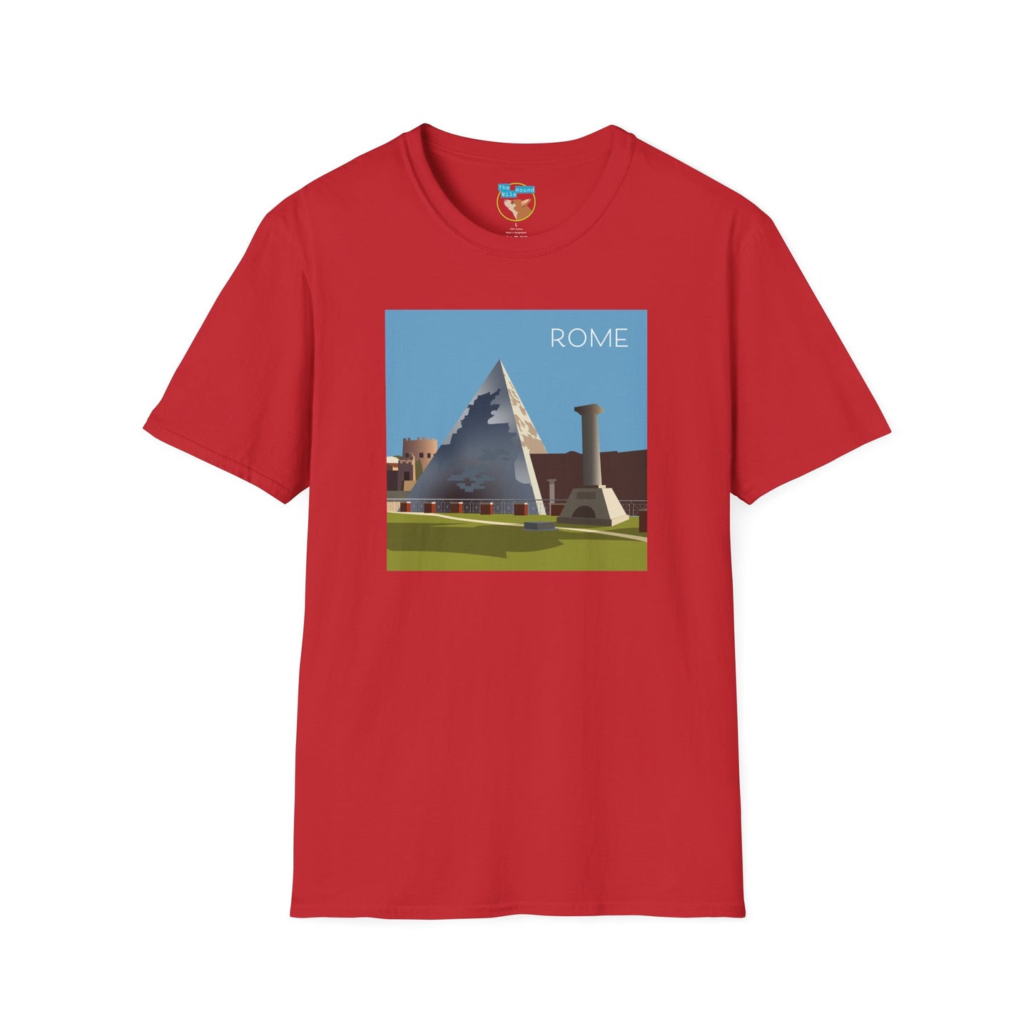 Vintage Pyramid & Ruins Graphic T-Shirt