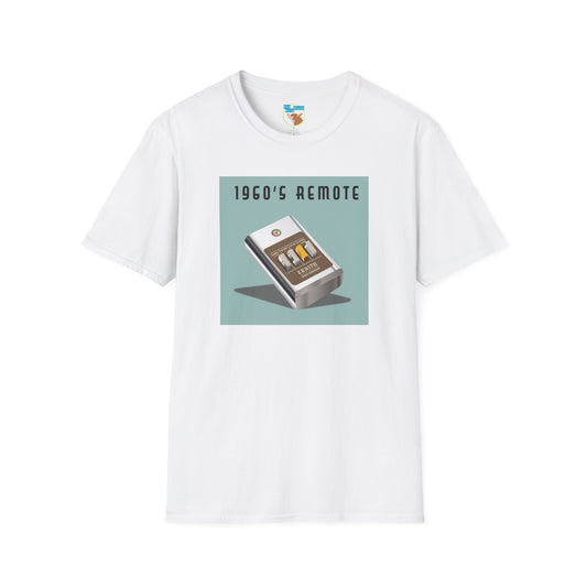 1960s Remote Vintage TV Remote T-Shirt — Retro Electronics Tee