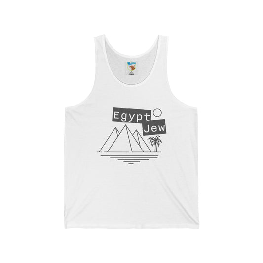 Egypt Jew Pyramid Tank Top — Minimal Vintage Egypt Heritage Tee