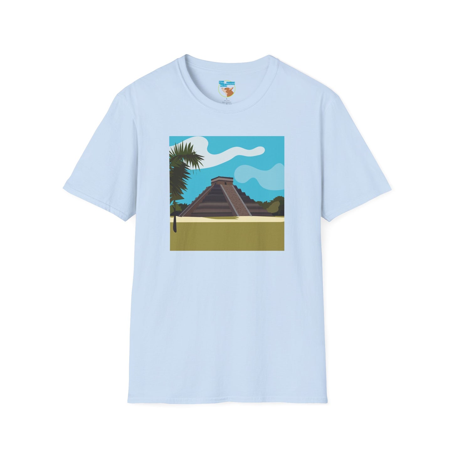 Mayan Pyramid Graphic T-Shirt — Tropical Chichen Itza Travel Tee