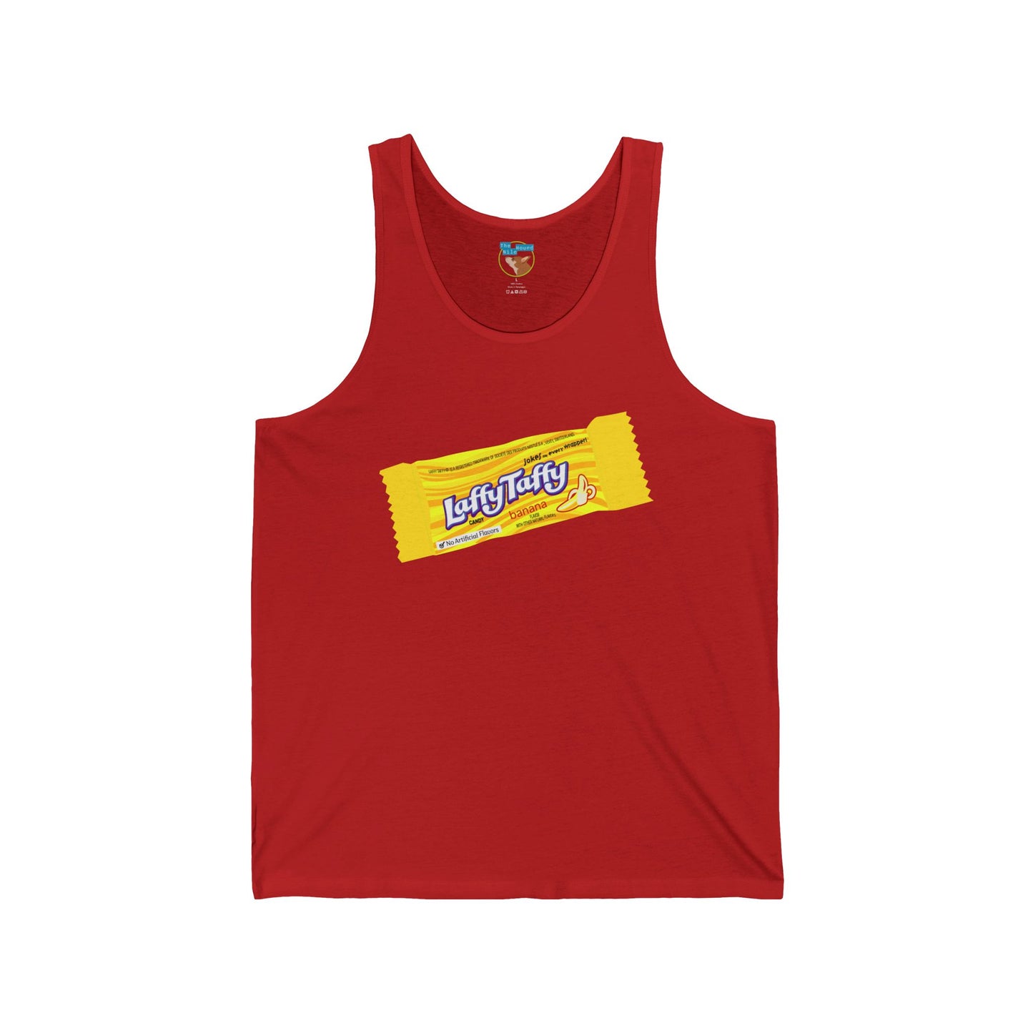 Laffy Taffy Candy Wrapper Tank Top — Retro Candy Logo Summer Tank