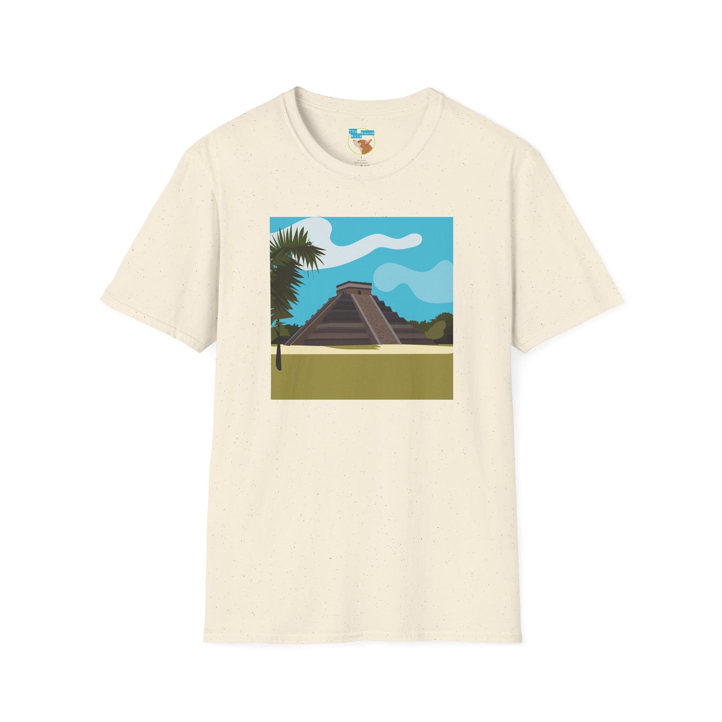 Mayan Pyramid Graphic T-Shirt — Tropical Chichen Itza Travel Tee