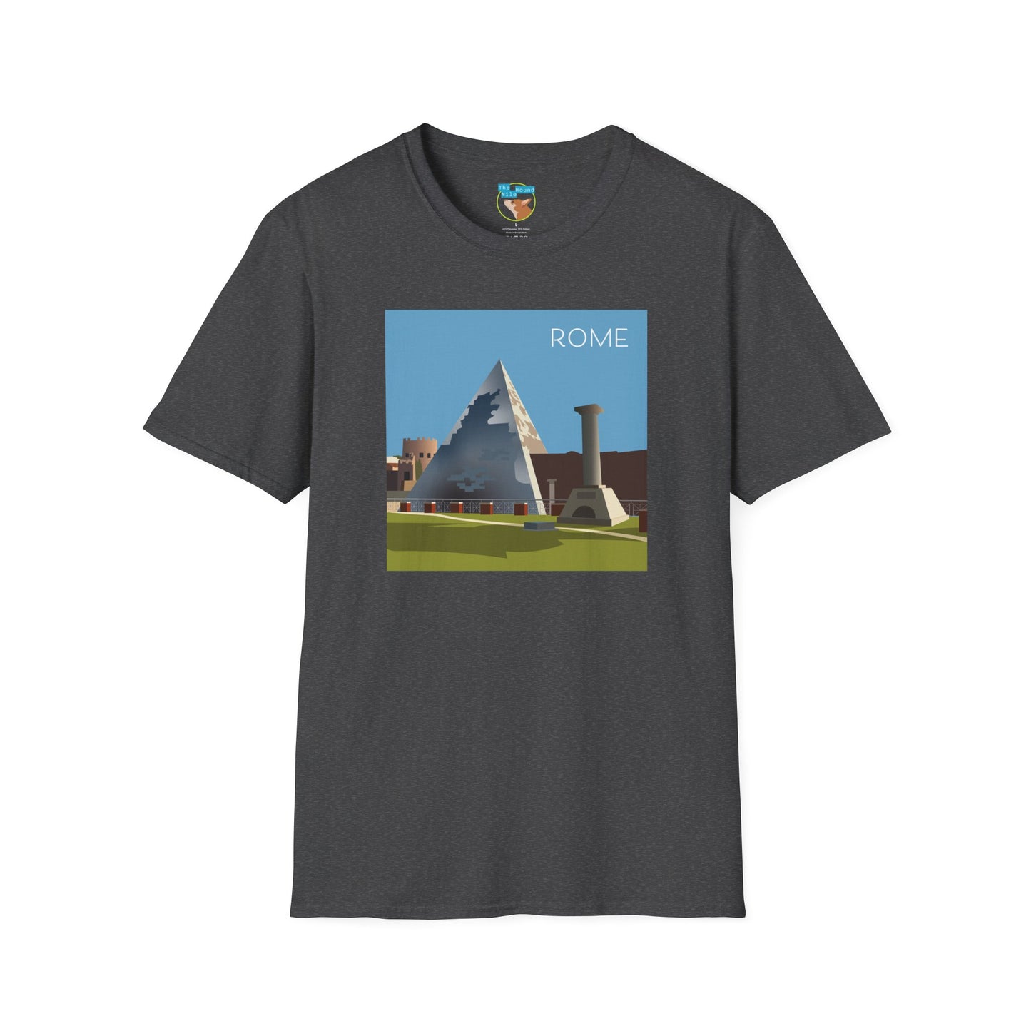 Vintage Pyramid & Ruins Graphic T-Shirt