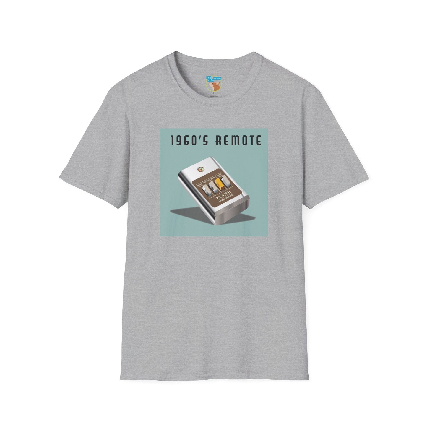 1960s Remote Vintage TV Remote T-Shirt — Retro Electronics Tee