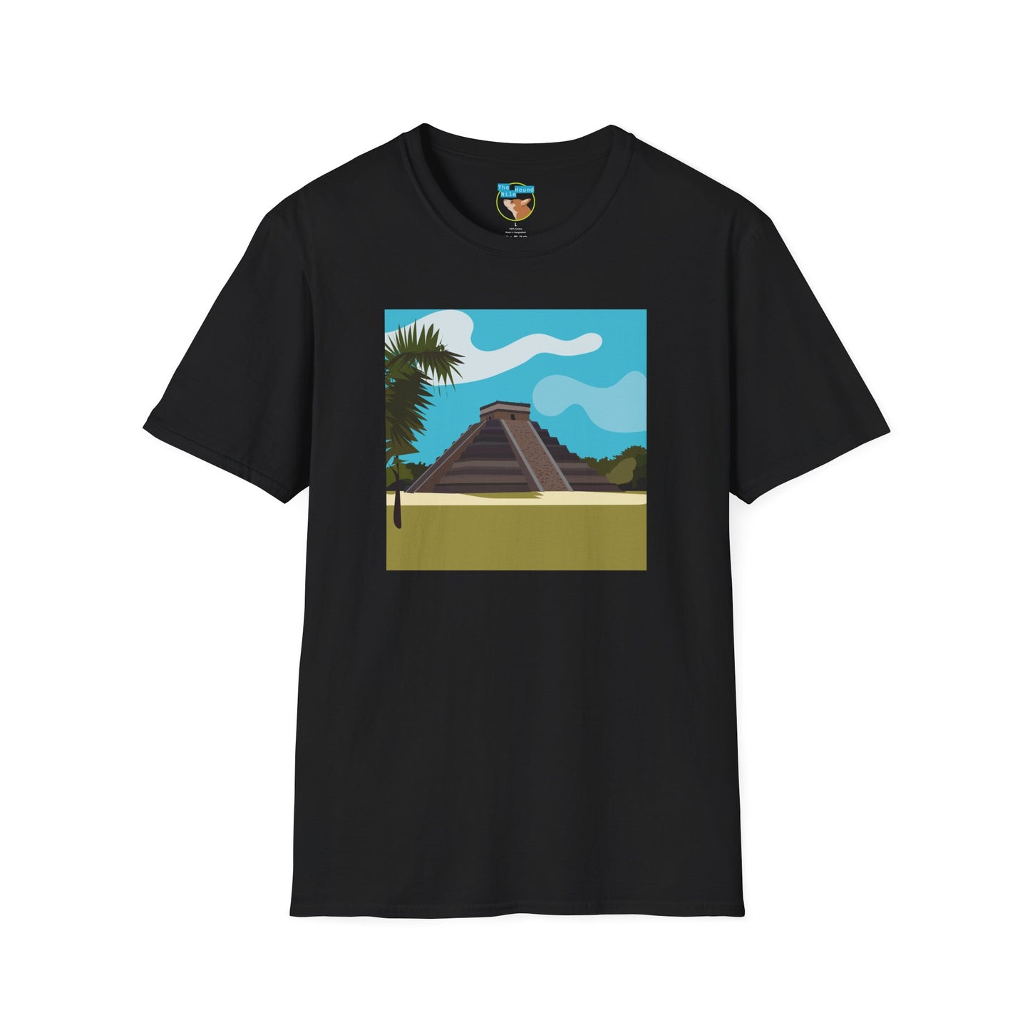 Mayan Pyramid Graphic T-Shirt — Tropical Chichen Itza Travel Tee