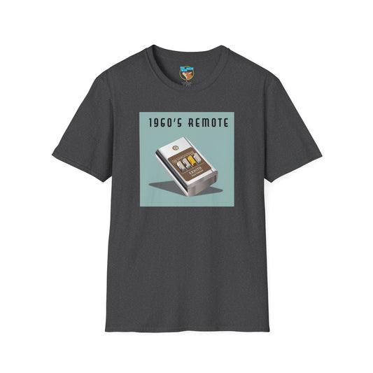 1960s Remote Vintage TV Remote T-Shirt — Retro Electronics Tee