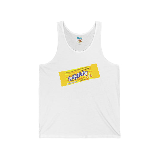 Laffy Taffy Candy Wrapper Tank Top — Retro Candy Logo Summer Tank