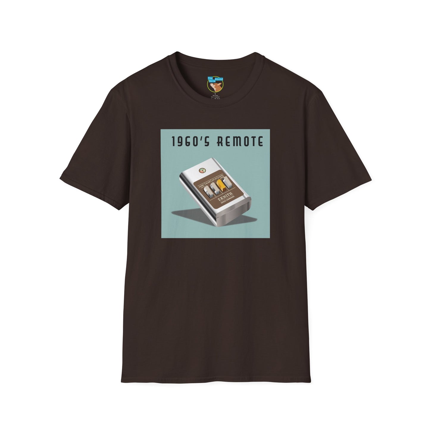 1960s Remote Vintage TV Remote T-Shirt — Retro Electronics Tee