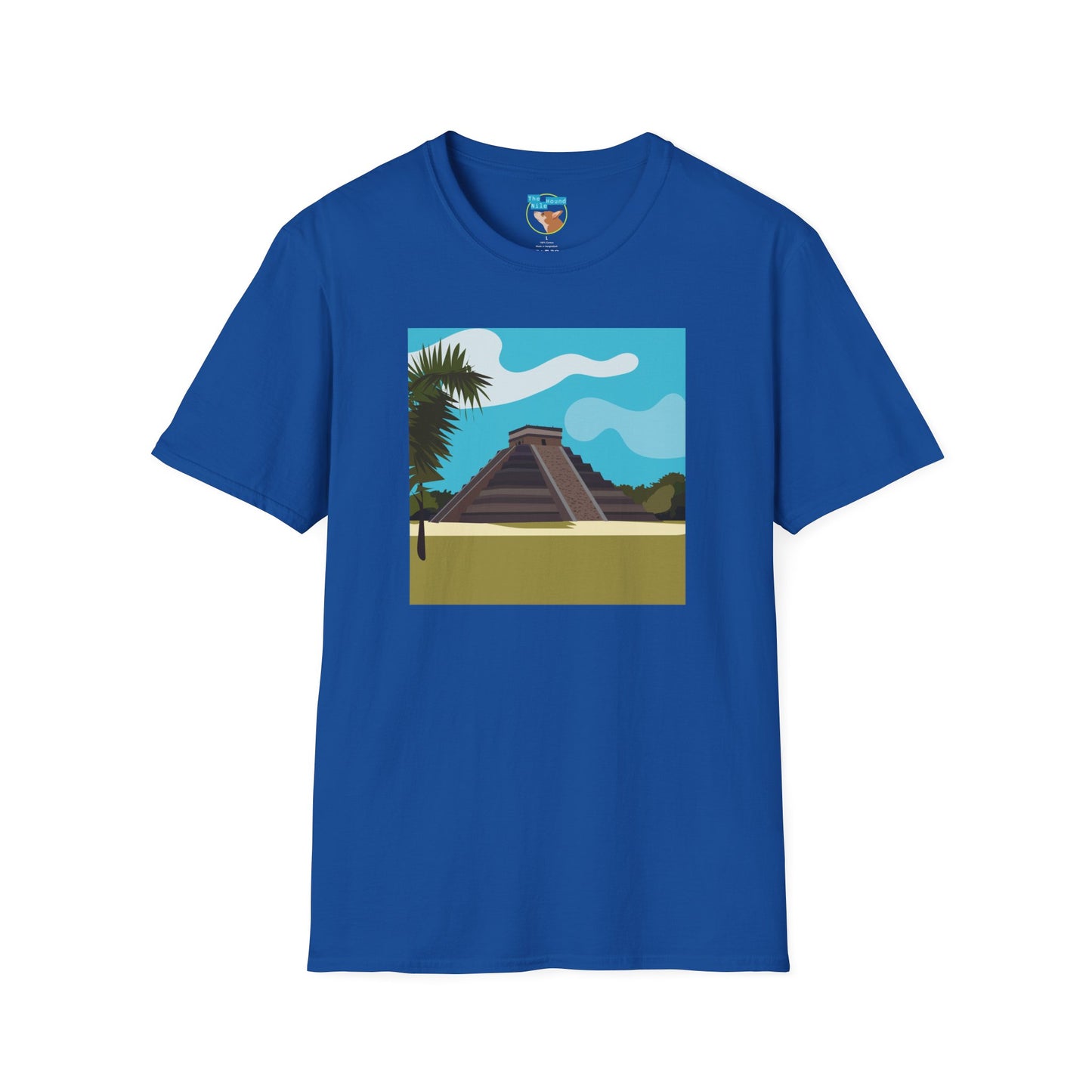 Mayan Pyramid Graphic T-Shirt — Tropical Chichen Itza Travel Tee