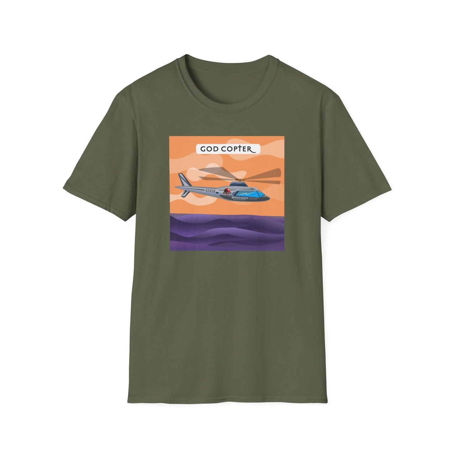 "God Copter" - Graphic Tee