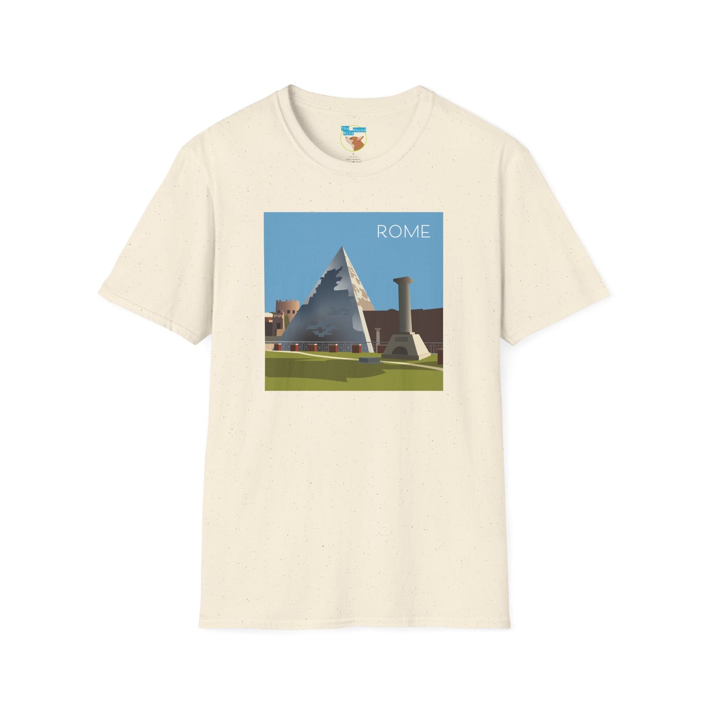 Vintage Pyramid & Ruins Graphic T-Shirt