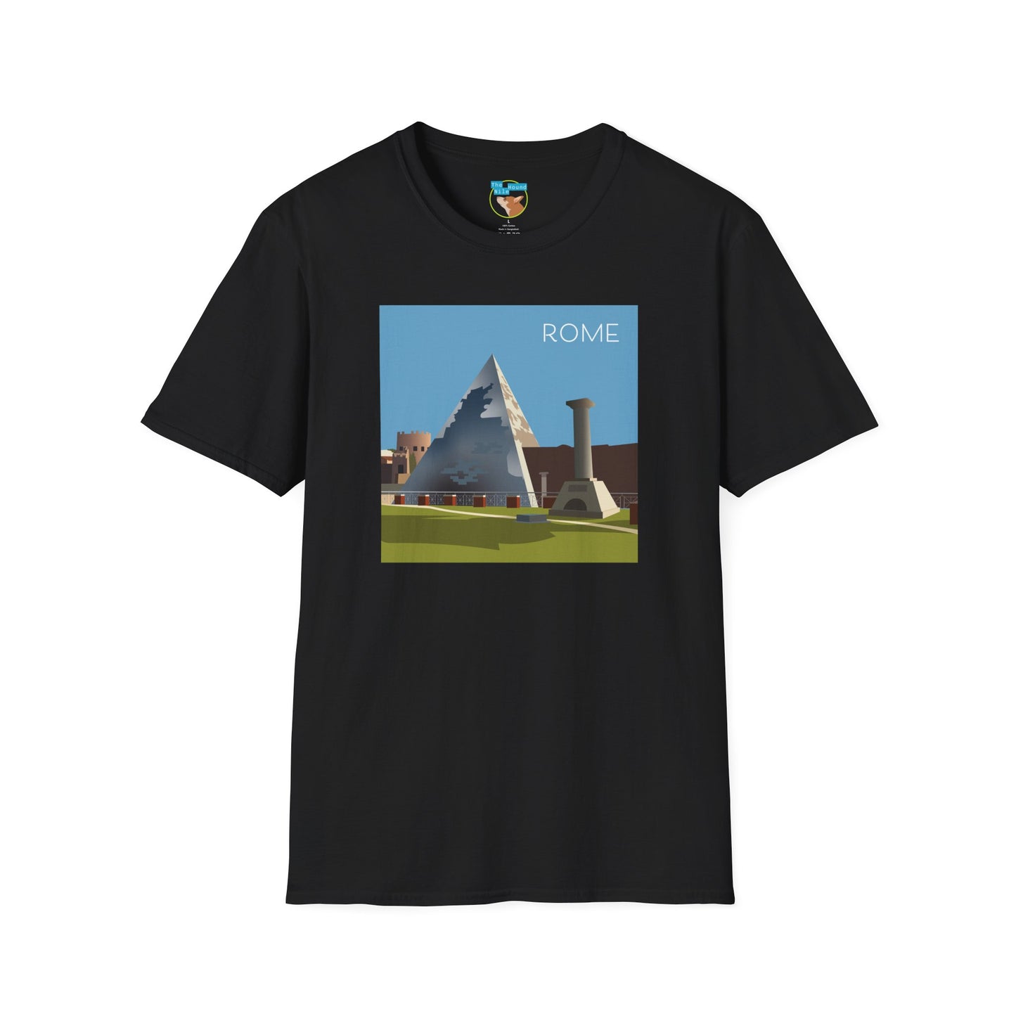 Vintage Pyramid & Ruins Graphic T-Shirt