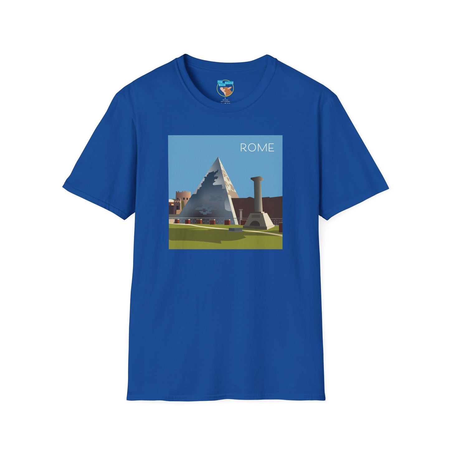 Vintage Pyramid & Ruins Graphic T-Shirt